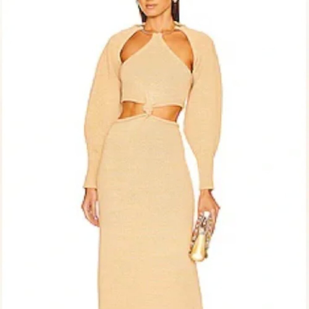 Cult Gaia Medium SALIMA  cotton midi dress